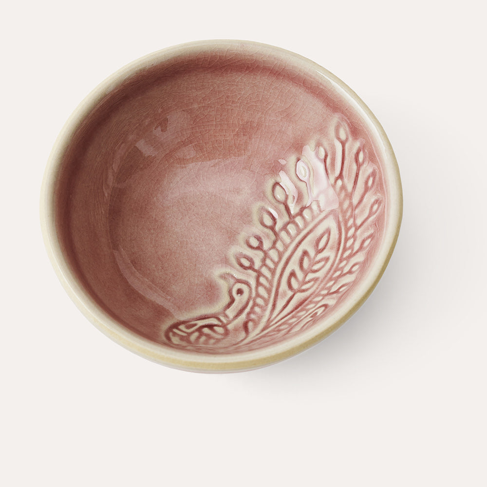 Small dip bowl, Old Rose