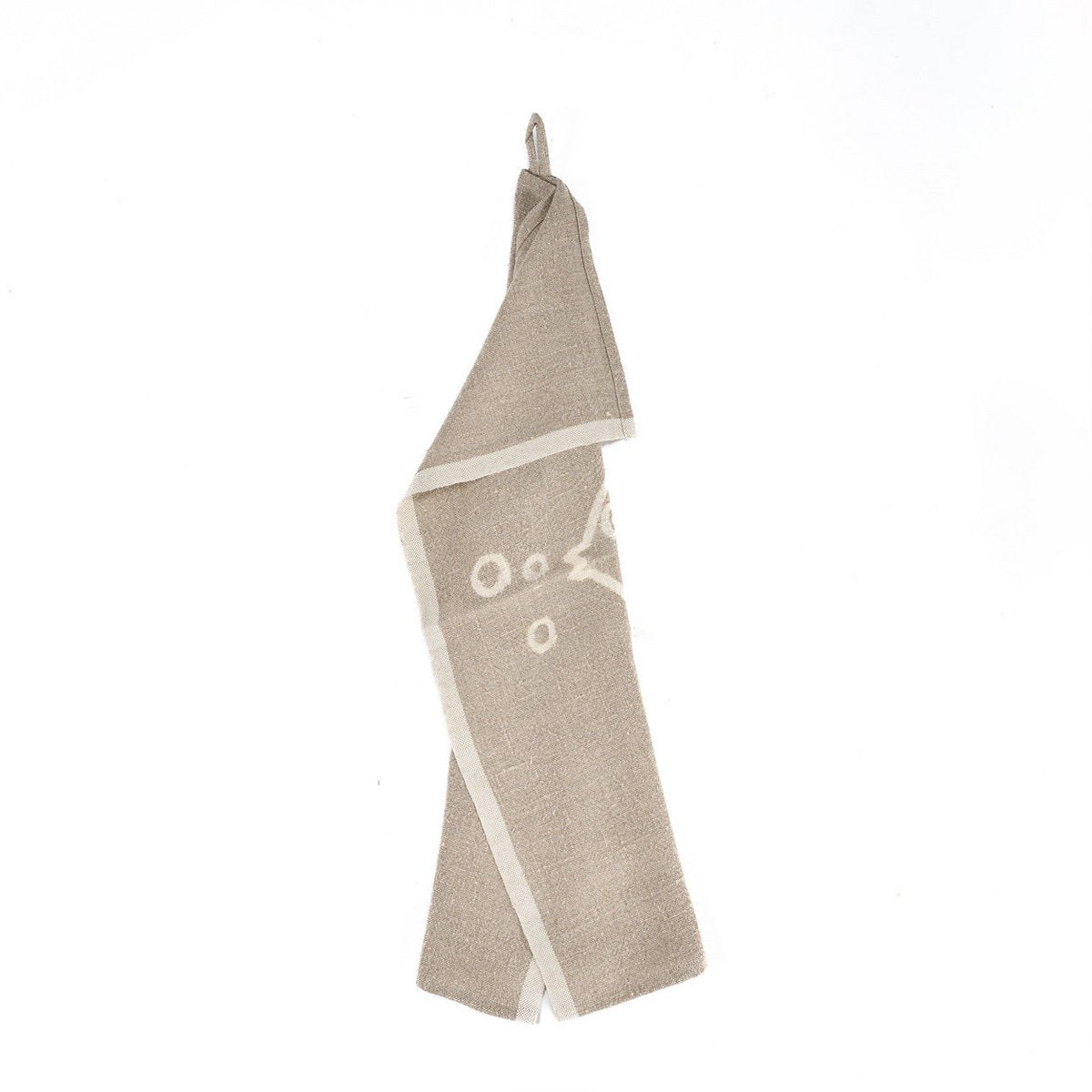 THE LINEN FISH KITCHEN TOWEL – NATURAL WHITE
