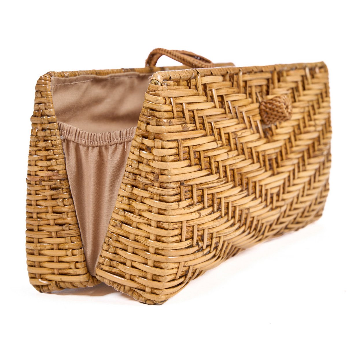 Clutch i rotting – natur (28 cm)