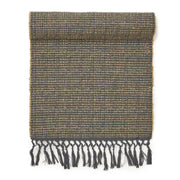 Mallorca bordløper i jute – sort/brun 35x120 cm