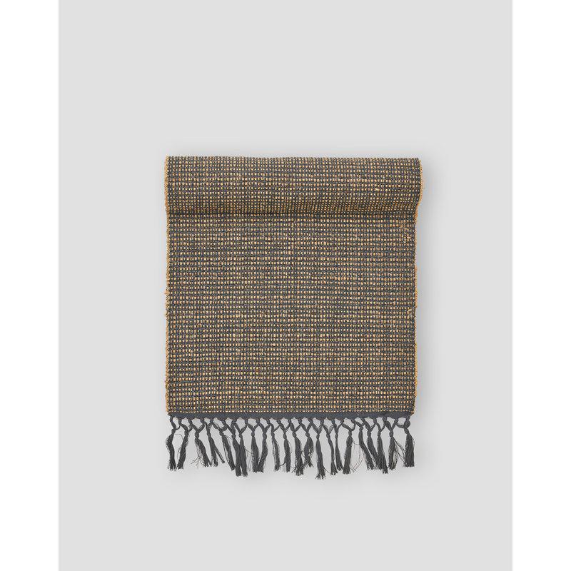 Mallorca bordløper i jute – sort/brun 35x120 cm