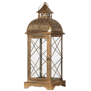 Salo Lyslykt – Stor | Gullfarget Metall