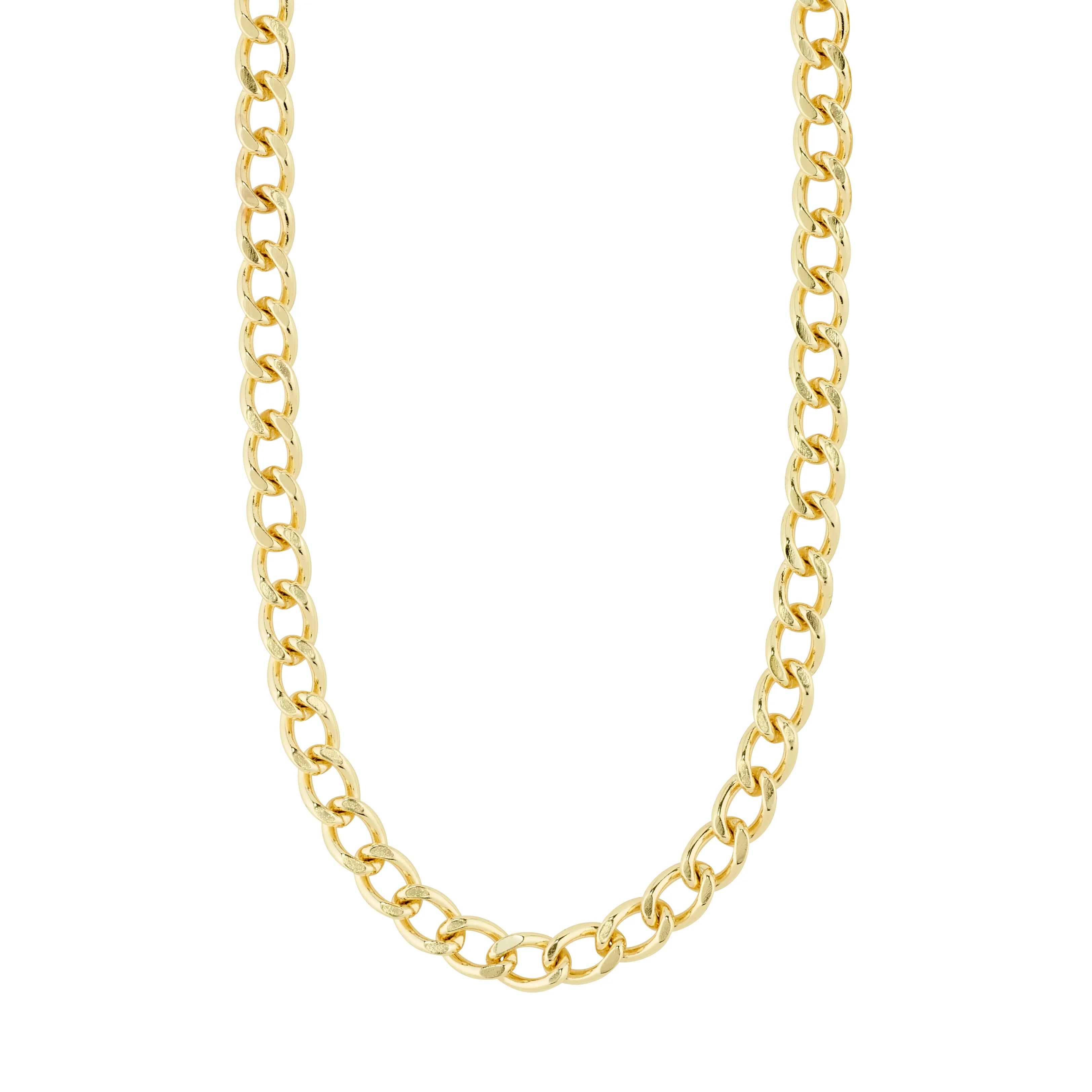 CHARM panser halskjede – gullbelagt