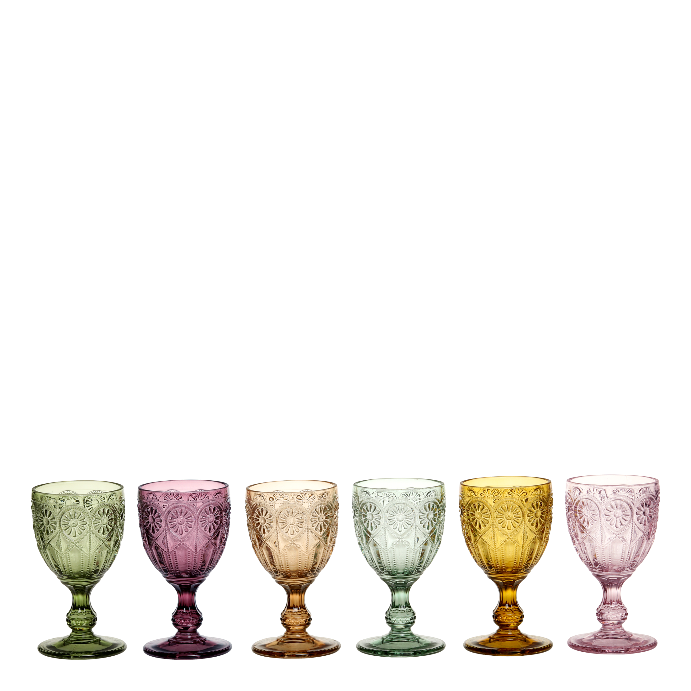 Saint- Emilion Vinglass m. mønster 6pk