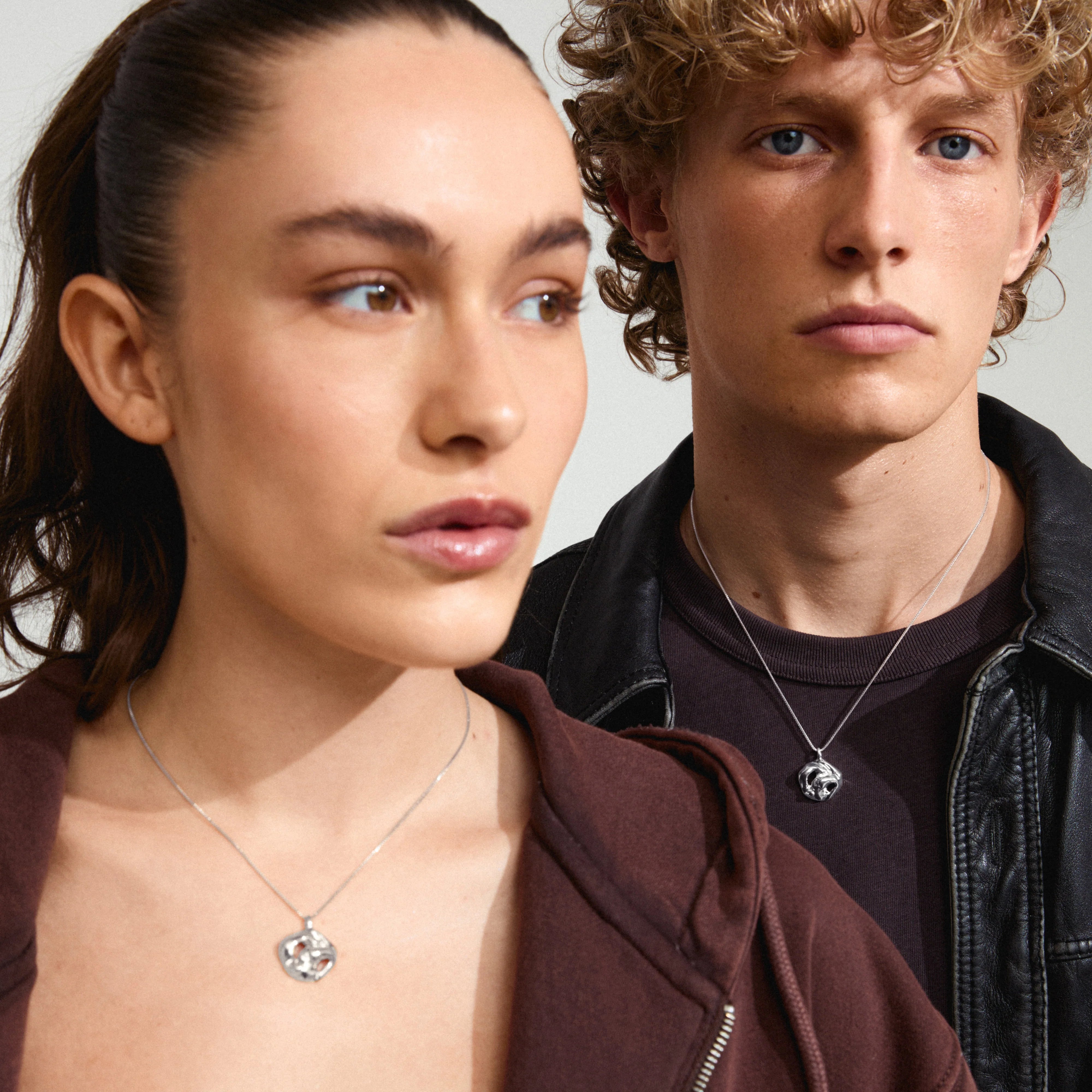 LUCA halskjede – sølvbelagt