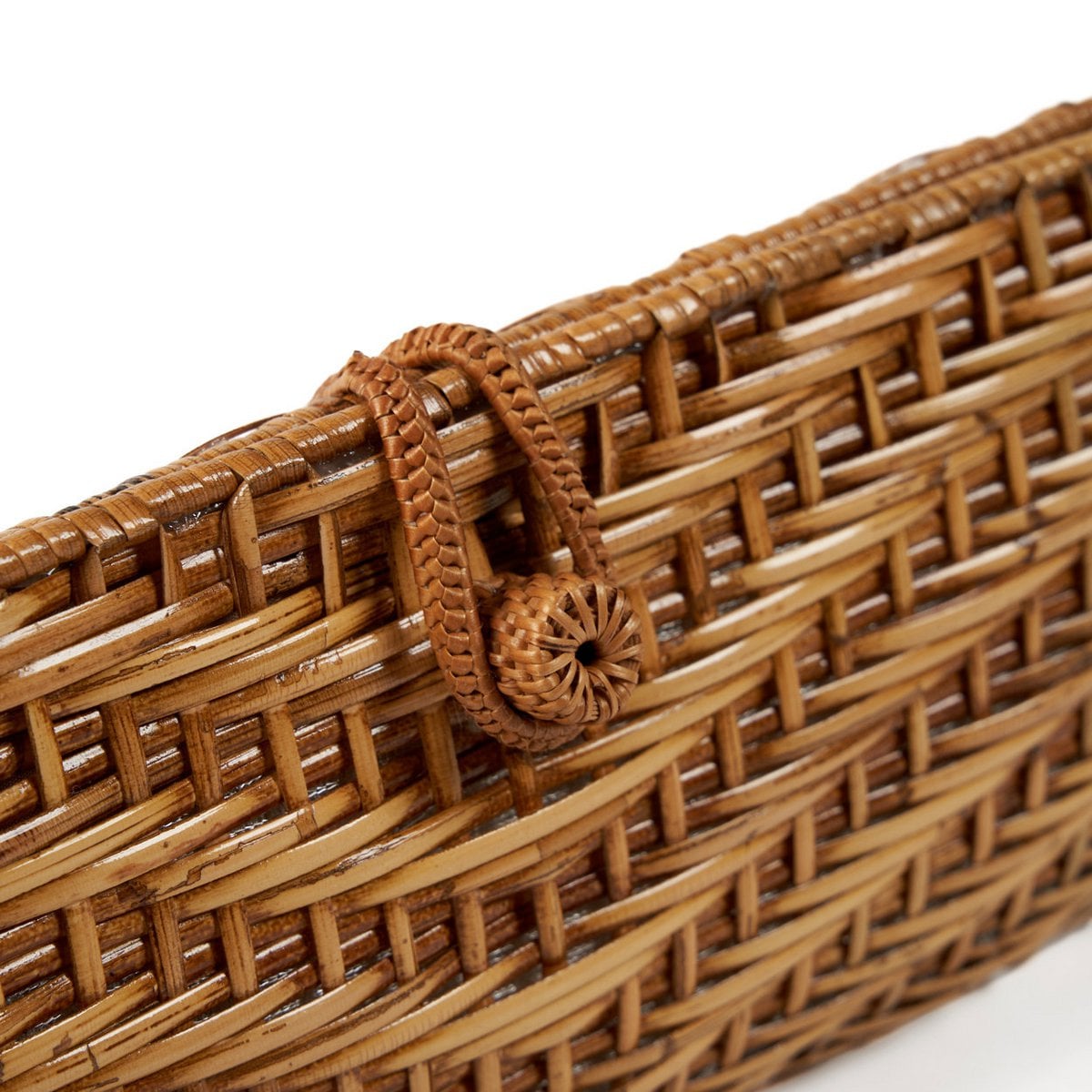 Clutch i rotting – natur (28 cm)