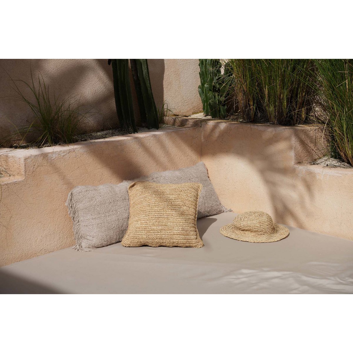 Hatt i raffia – natur