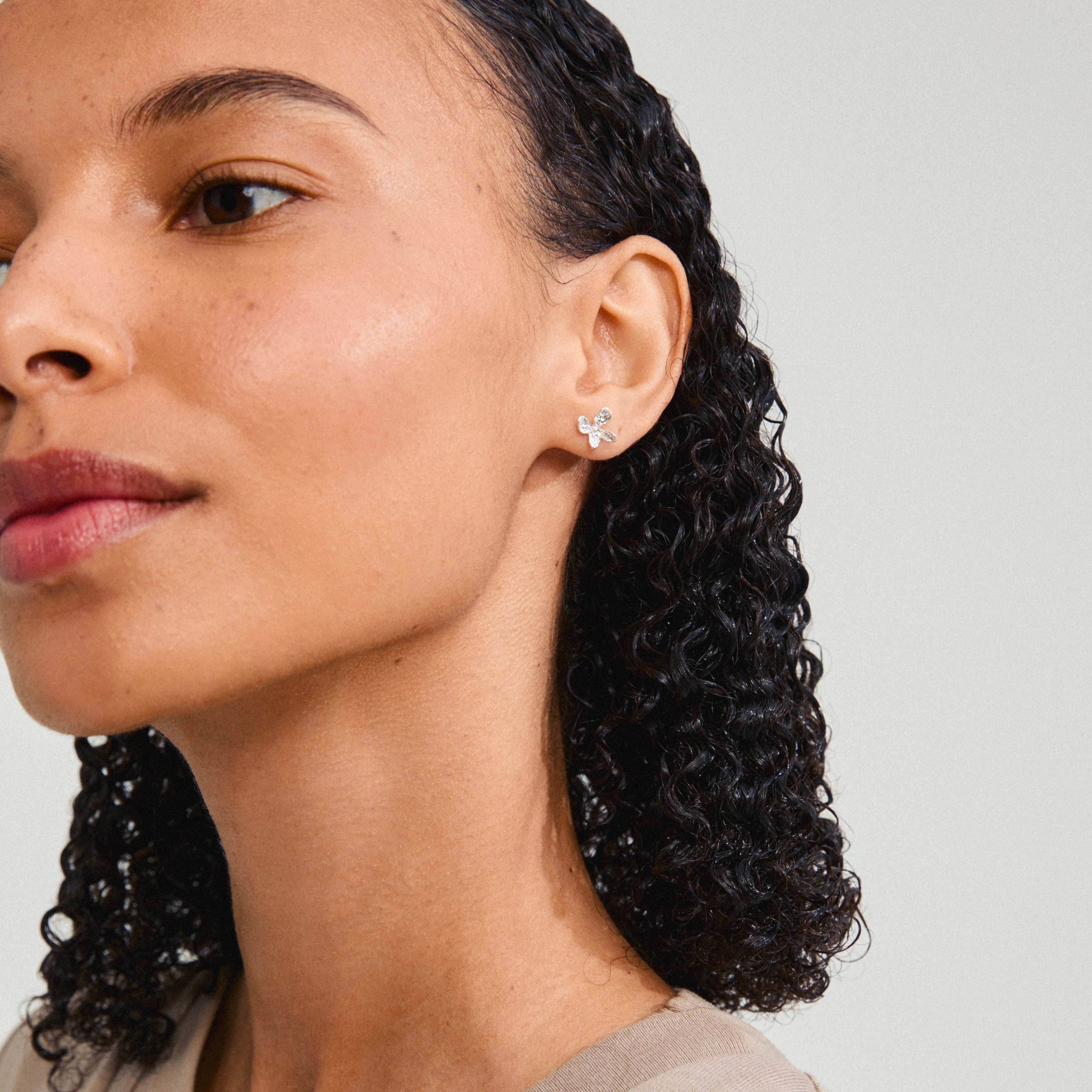 AGLAIA Øredobber Sølvbelagt