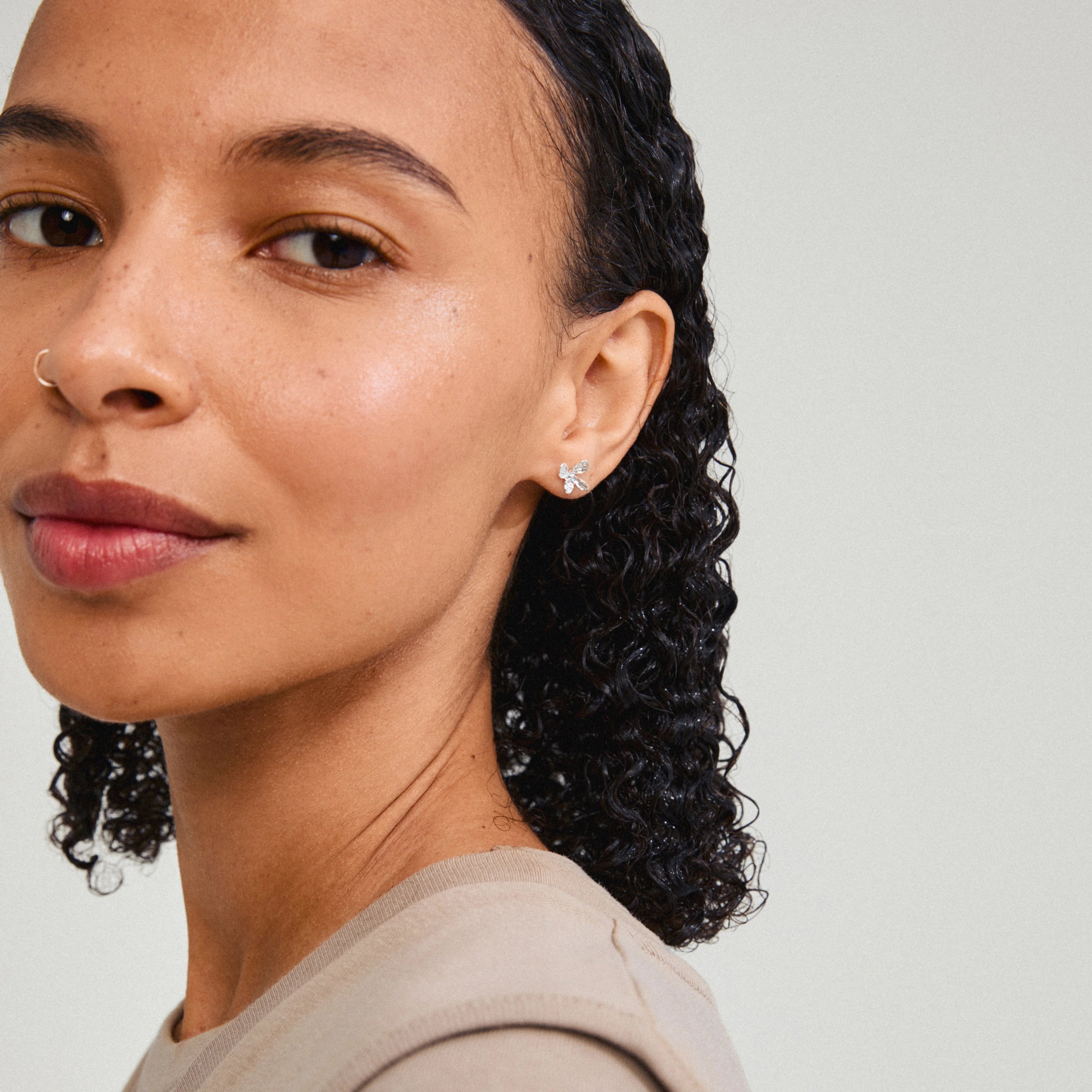 AGLAIA Øredobber Sølvbelagt