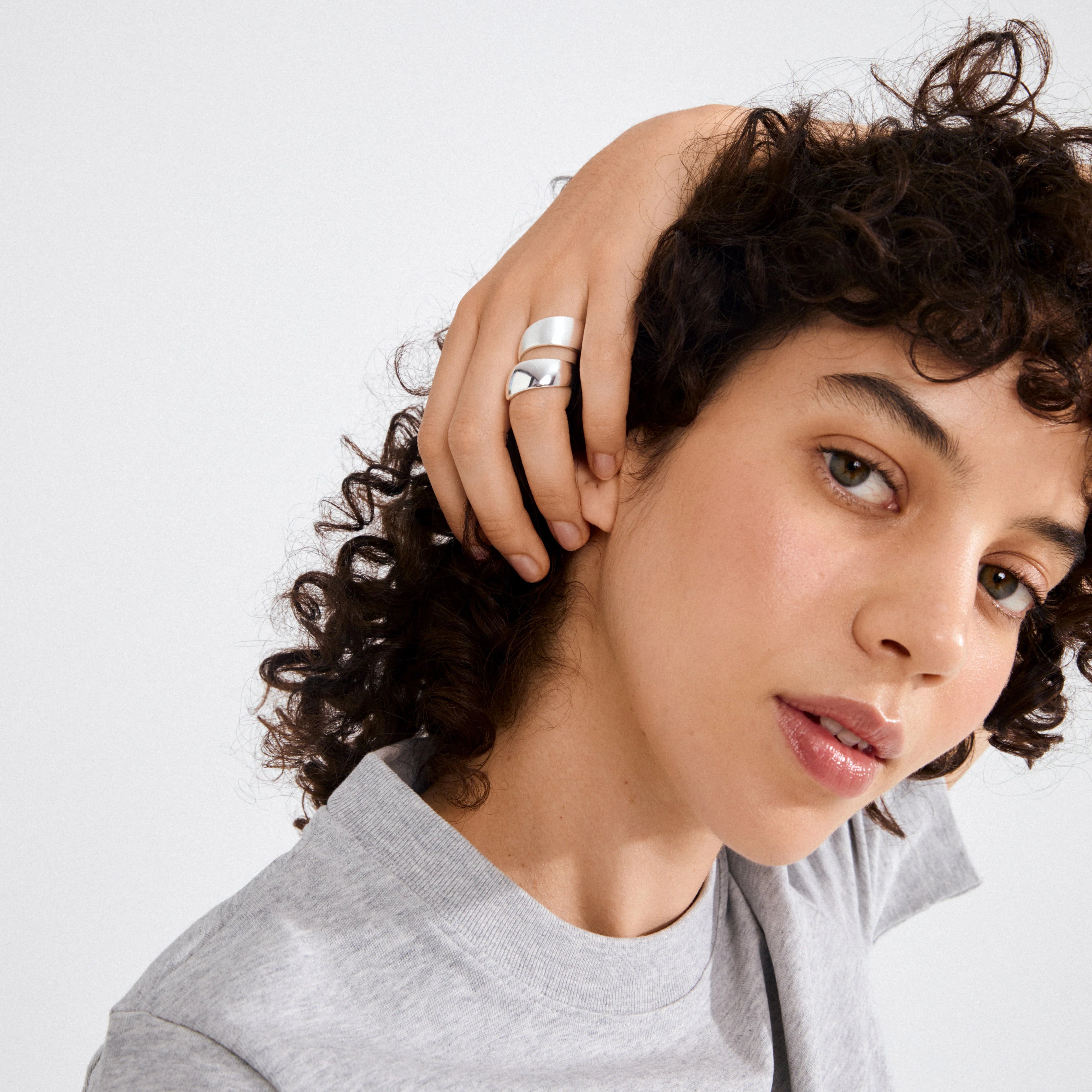 ALMA Ring Sølvbelagt