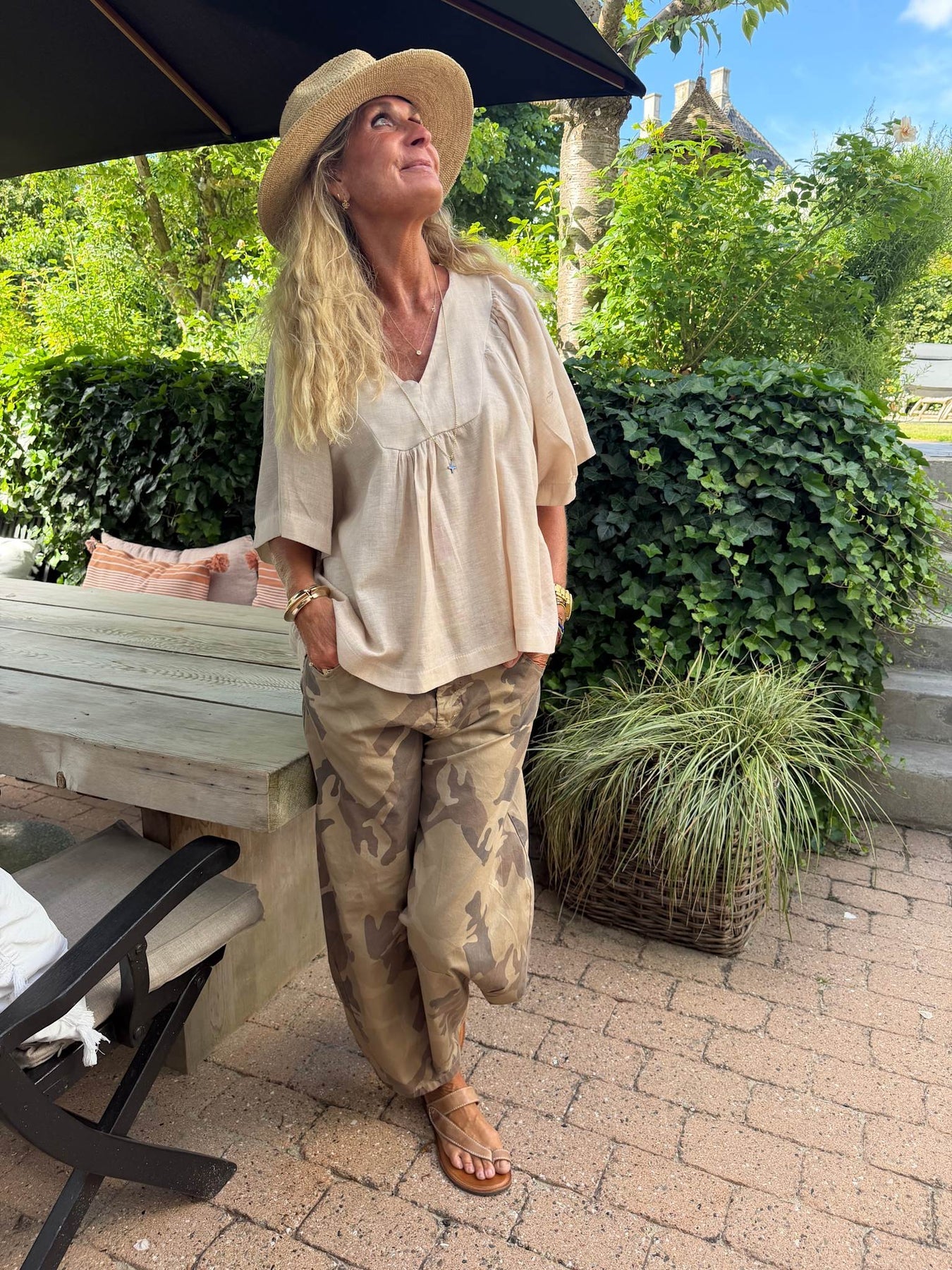 Camobukse, beige - Cabana Living