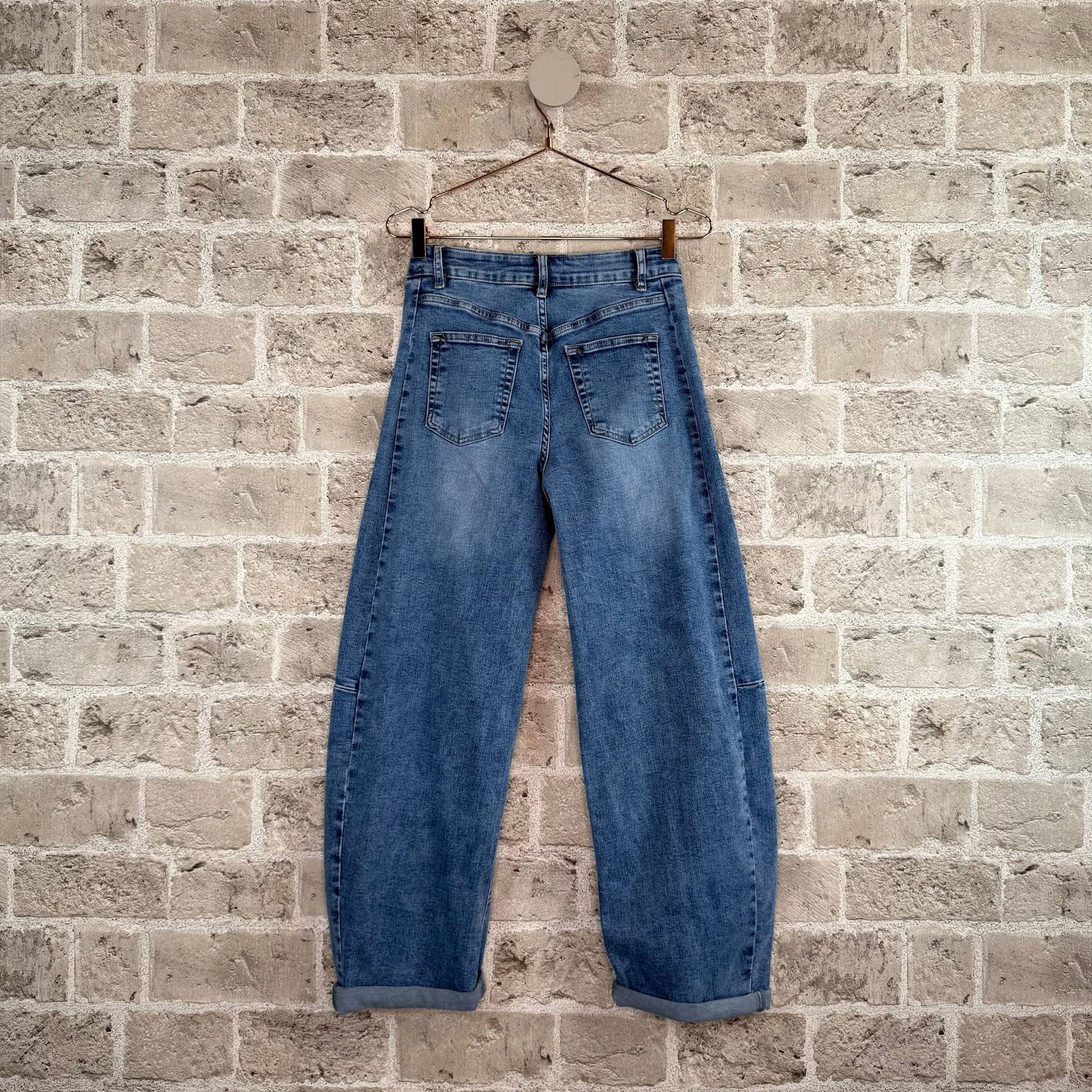 Mowita Barrel Jeans –Lys Blå
