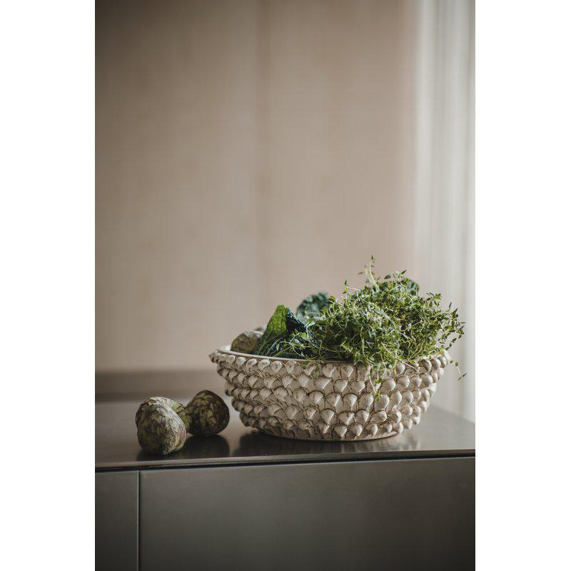 Crocus skål beige 40 cm