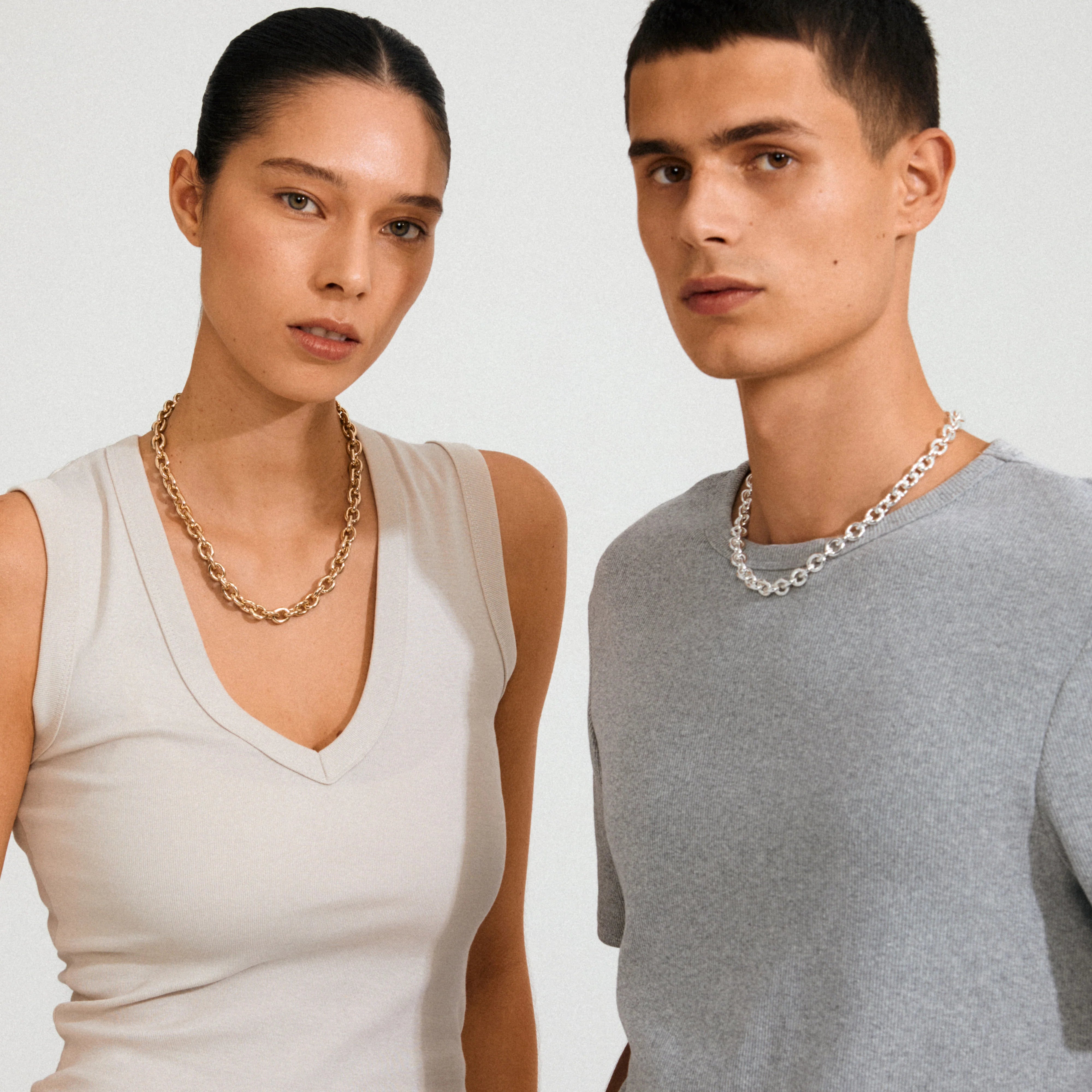 PHASE Halskjede Gullbelagt