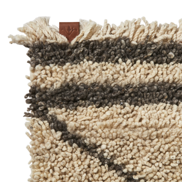 ALBA Teppe, Elfenben/grå 120x60