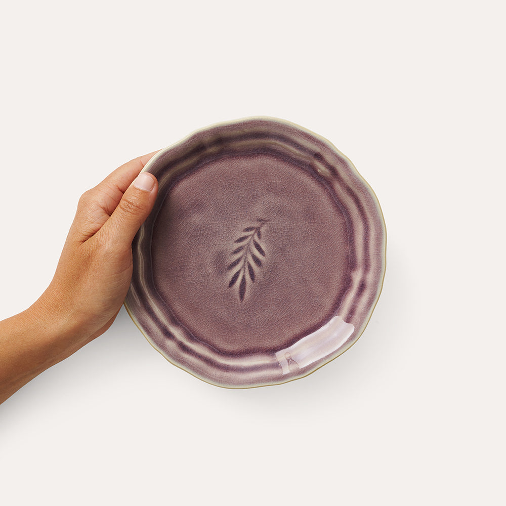 Amuse bouche plate, Lavender