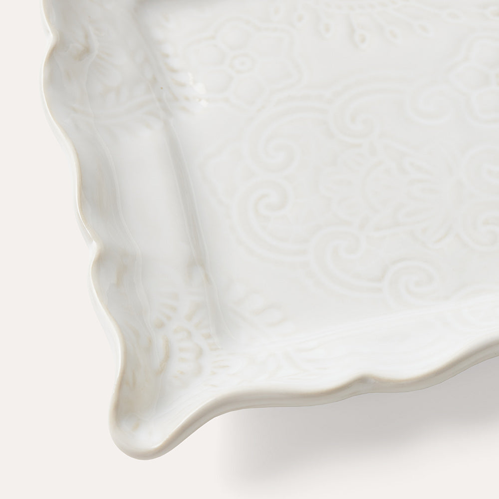 Appetizer plate, Hvit
