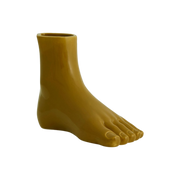 ARUBA FOOT VASE, OLIVE