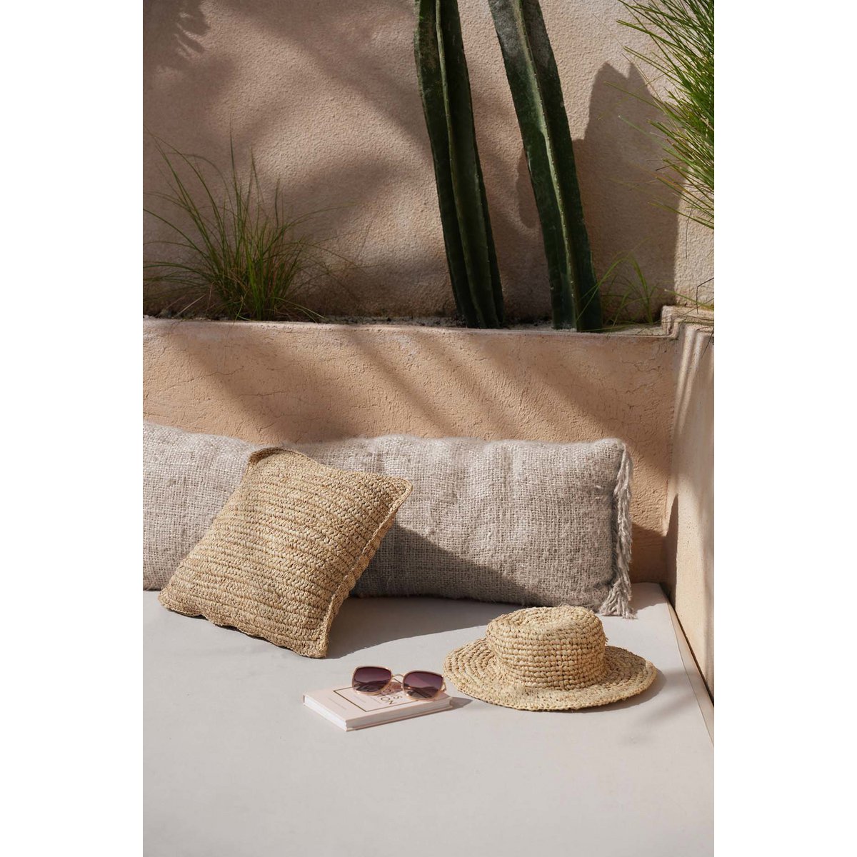 Hatt i raffia – natur