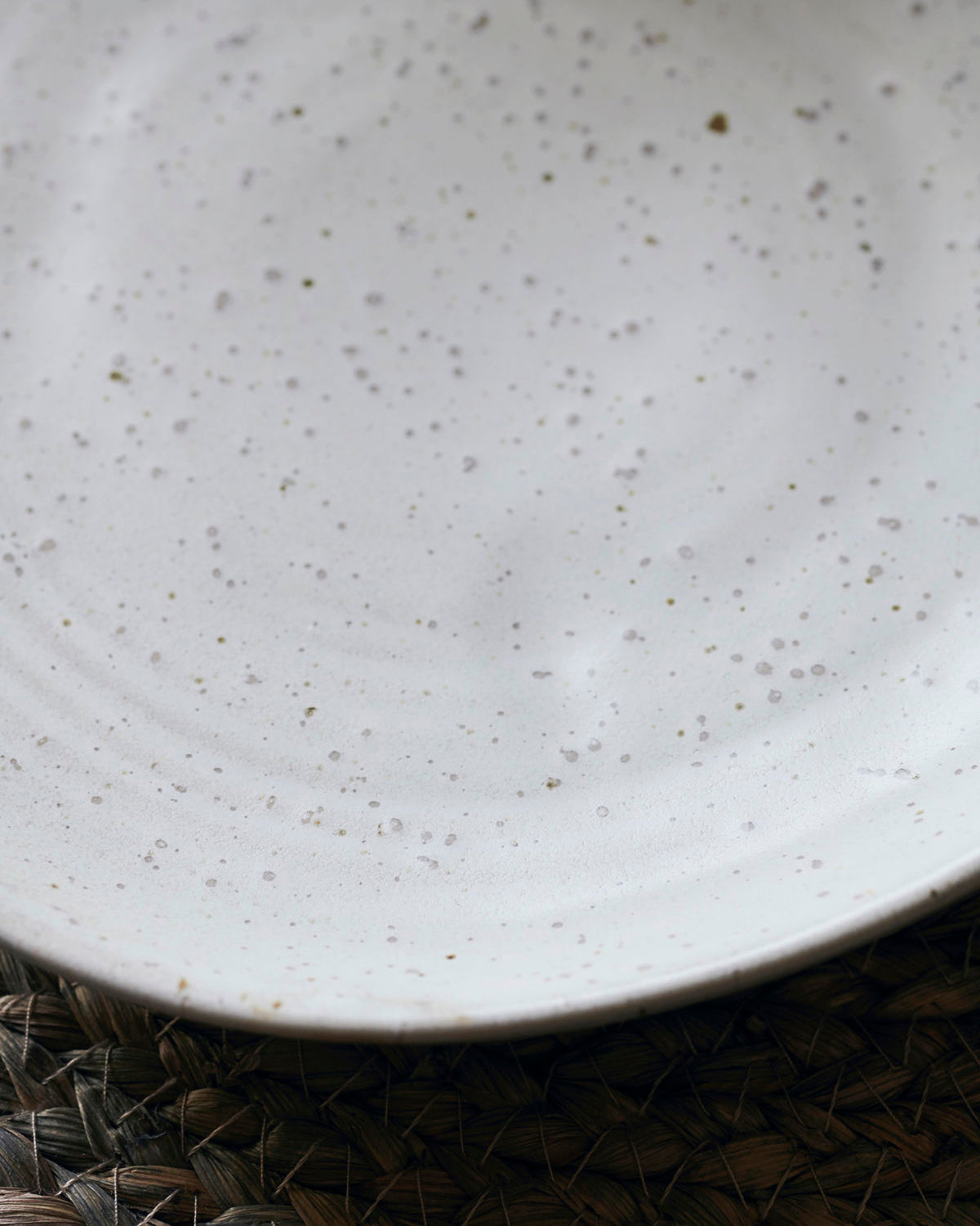 Kaketallerken Pion, Grå / Hvit