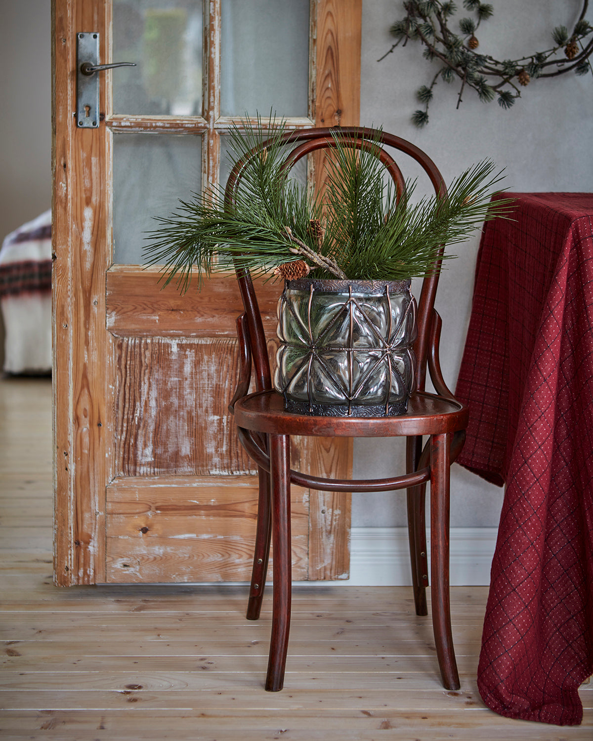 Belle Glassvase Stor,  H: 23 cm