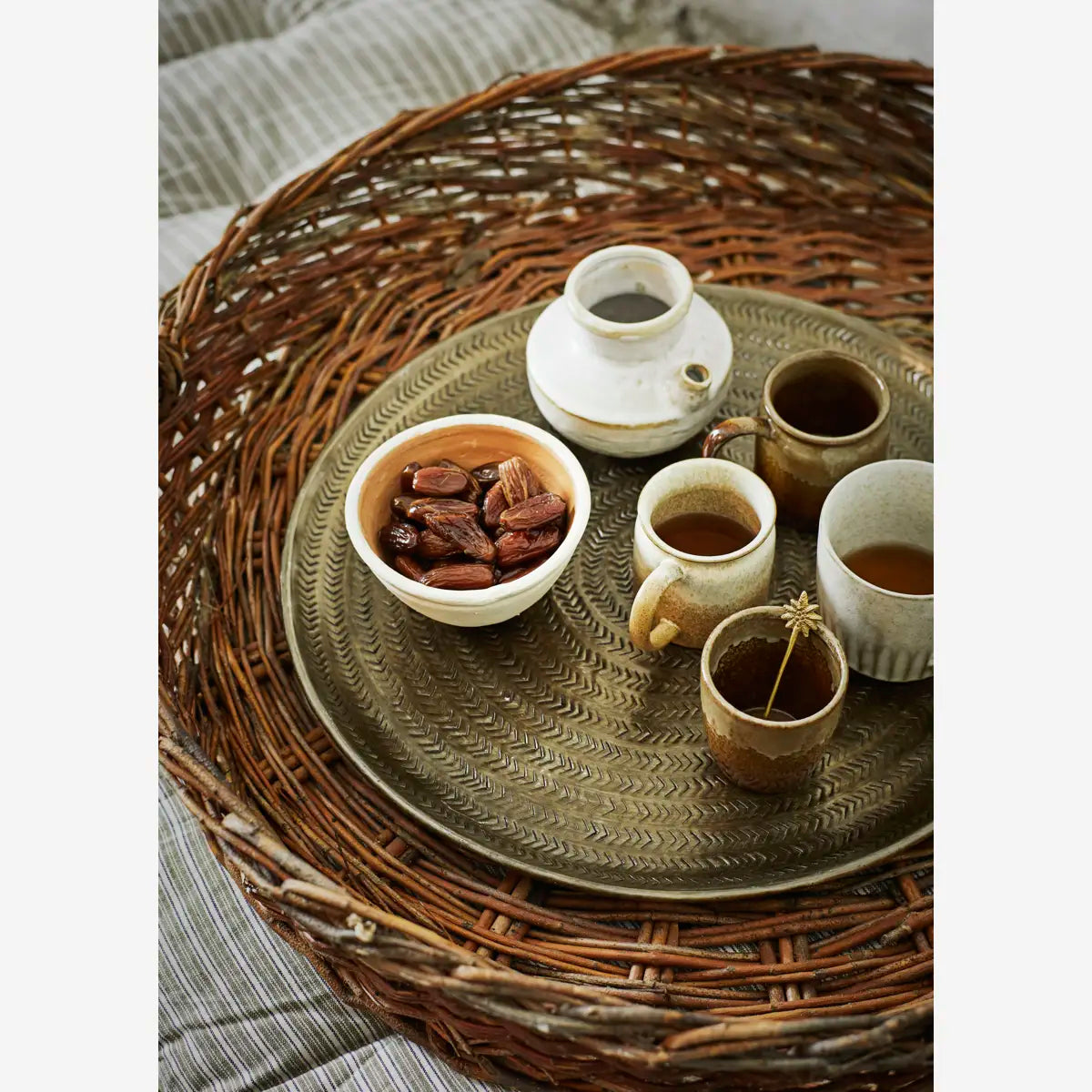 Teskje med stjerne, gull