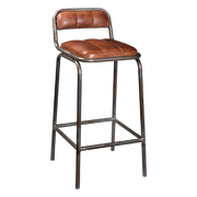 Brooklyn barstol i skinn