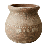 Camille krukke i beige terrakotta 29 cm fra Affari of Sweden
