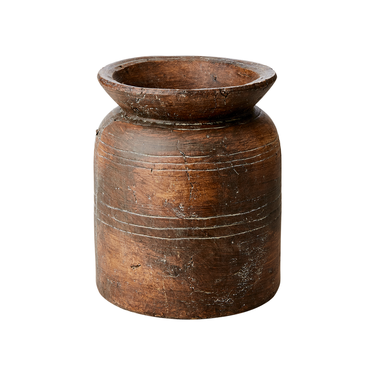 Camille krukke S i brun terrakotta 22 cm fra Affari of Sweden