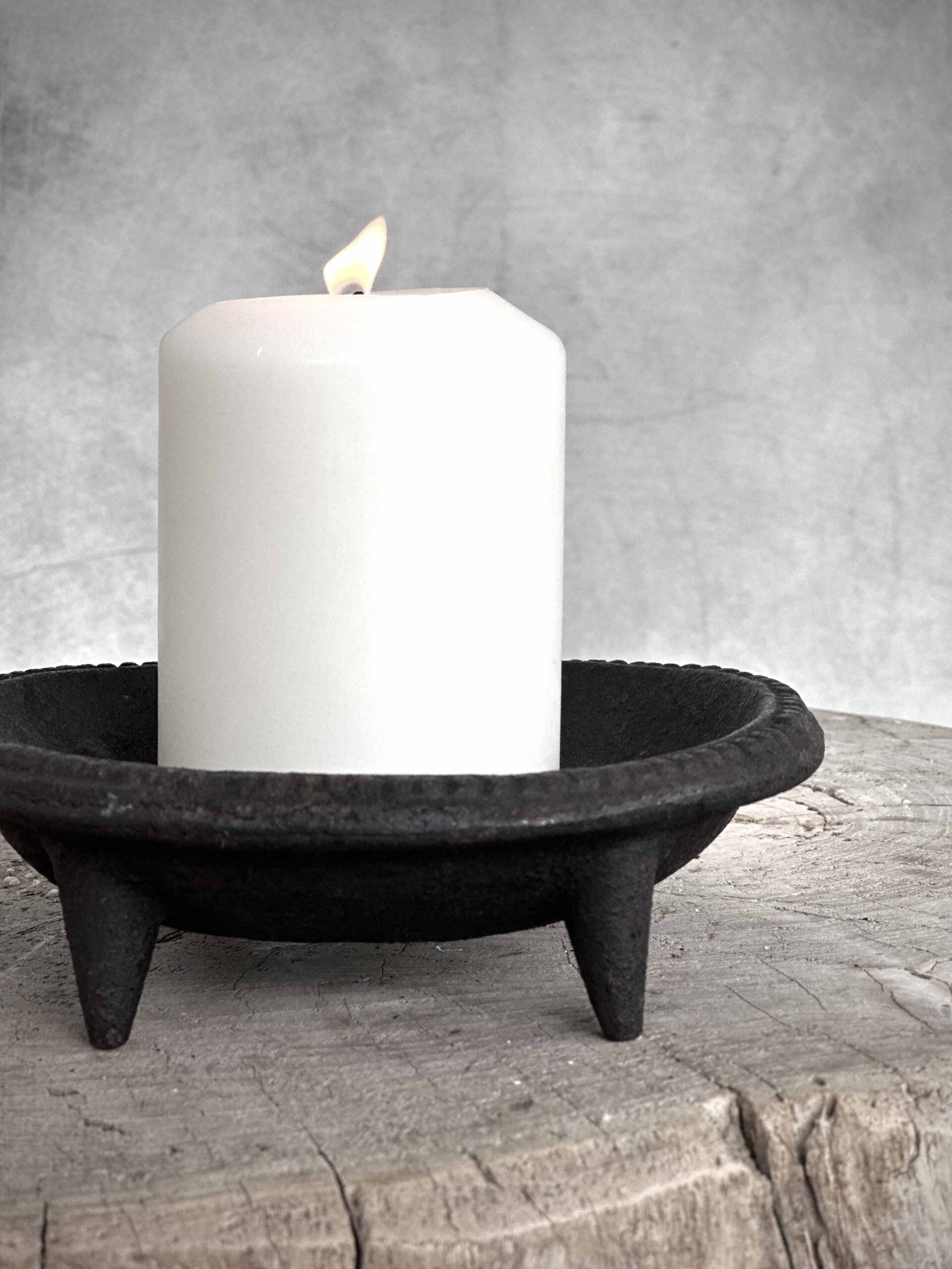Candle holder, Black Antique