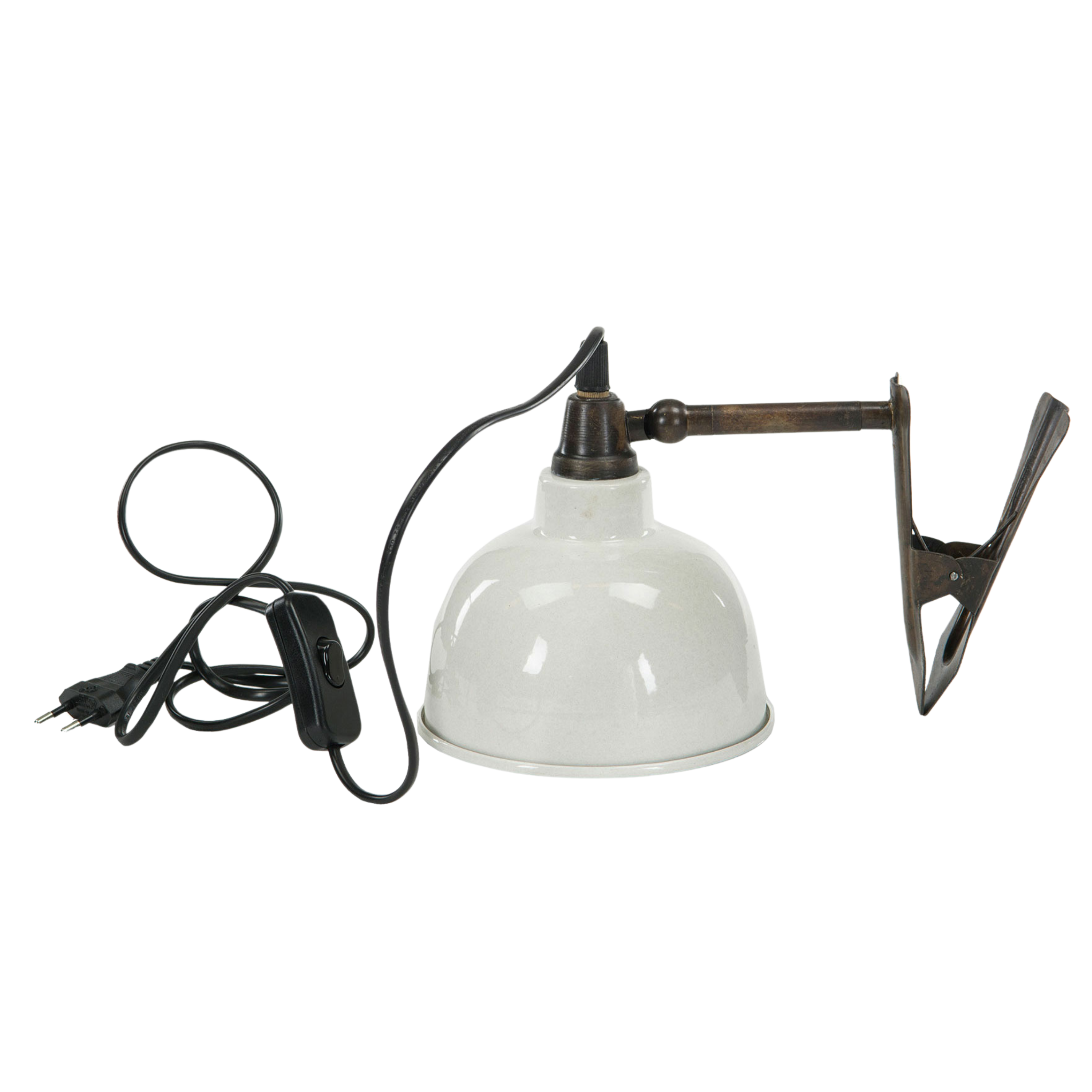 Clip-lampe i Emalje