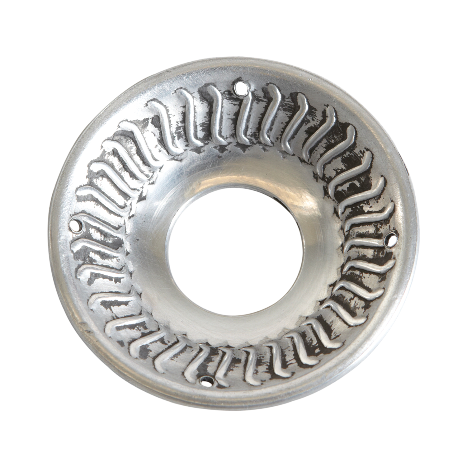 Sølvfarget lysmansjett i metall – COLETTE S