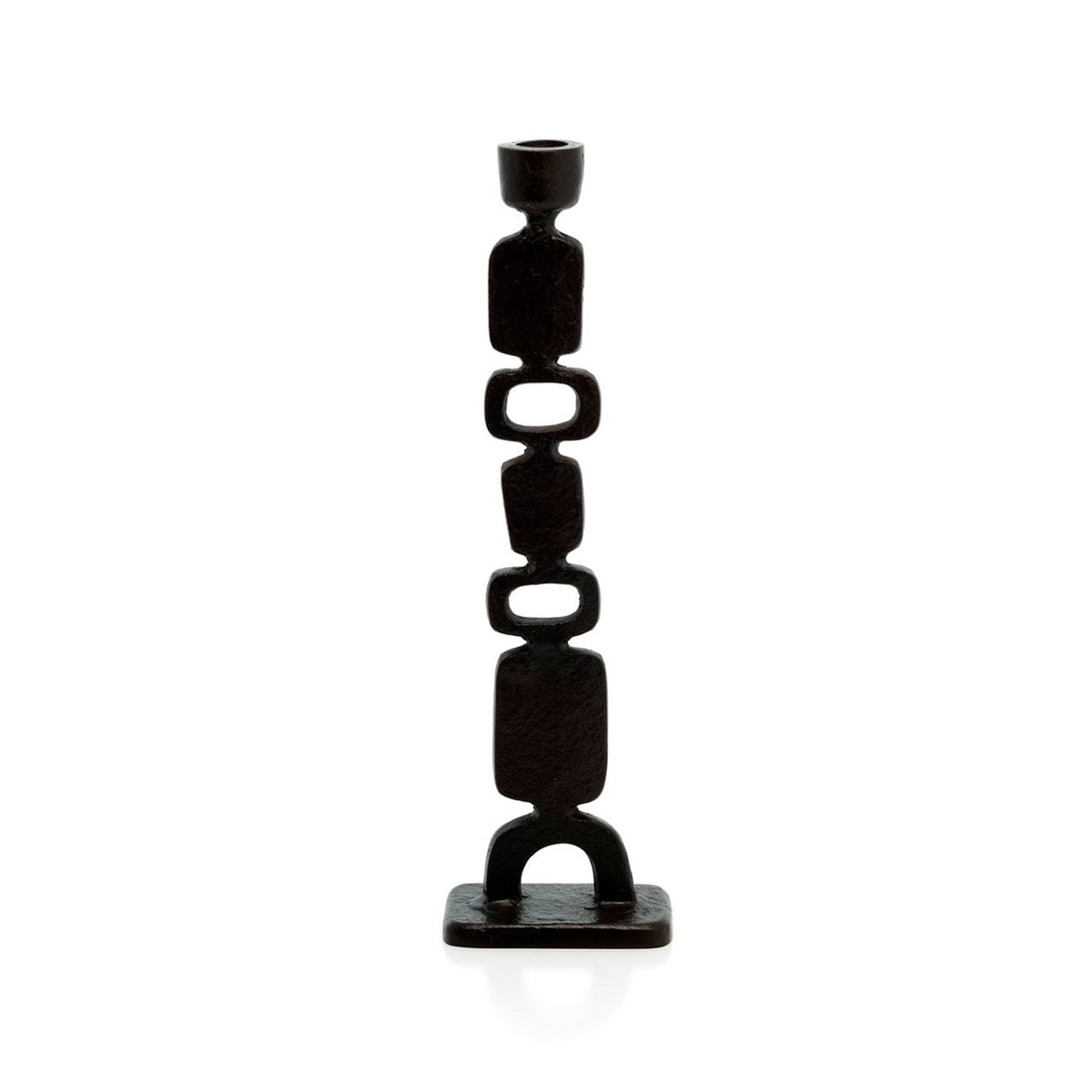 Totemo  Lysestake mørk brun,  metall – 30 cm