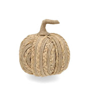Naturfarget dekorasjonsgresskar i flettet jute Ø16 cm