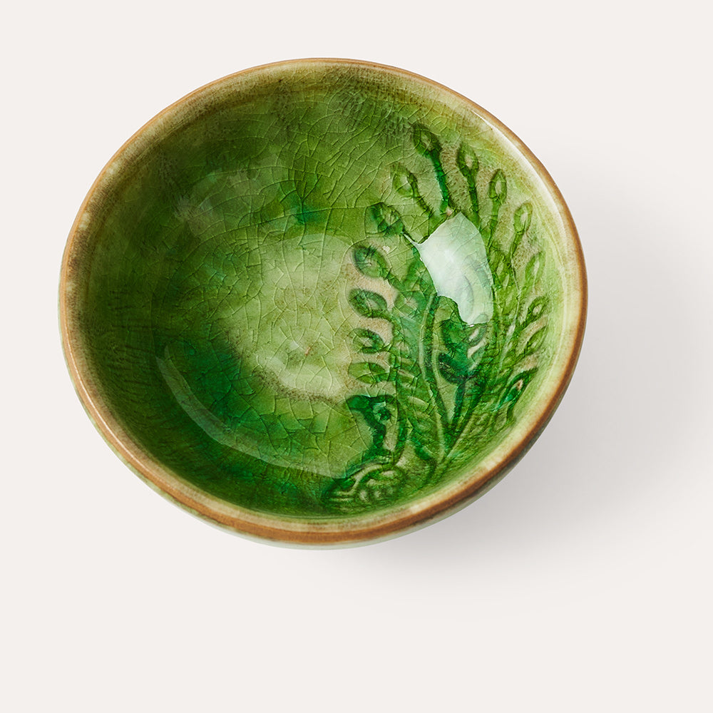 Small dip bowl, seaweed