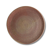 Rustfarget FLOW middagstallerken i steingods – BadAss Ceramics