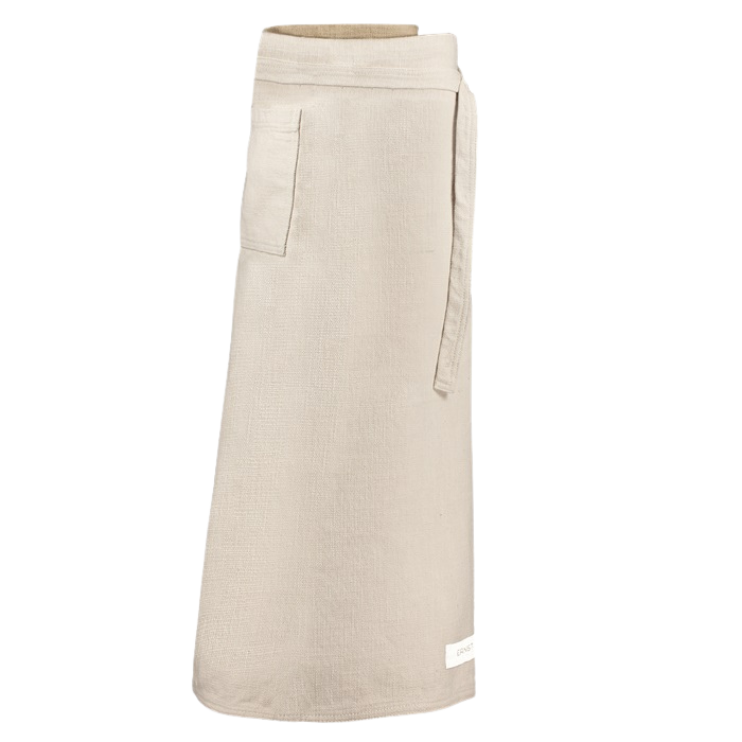 ERNST midjeforkle i naturfarget bomull – 80x80 cm