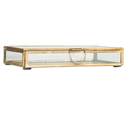 Elegant glasseske med lokk