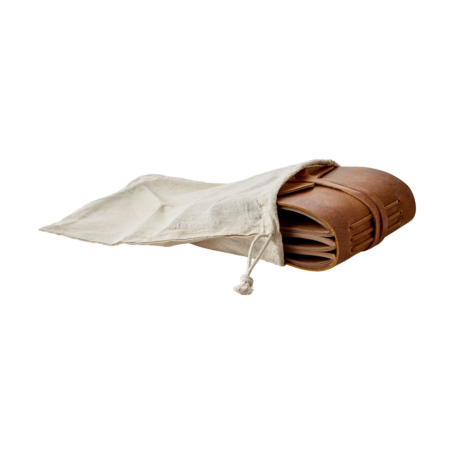 Globetrotter Notatbok, Brun Lær