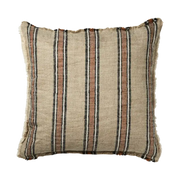 hilda putetrekk lin bomull stripemønster beige brun svart – Affari of Sweden