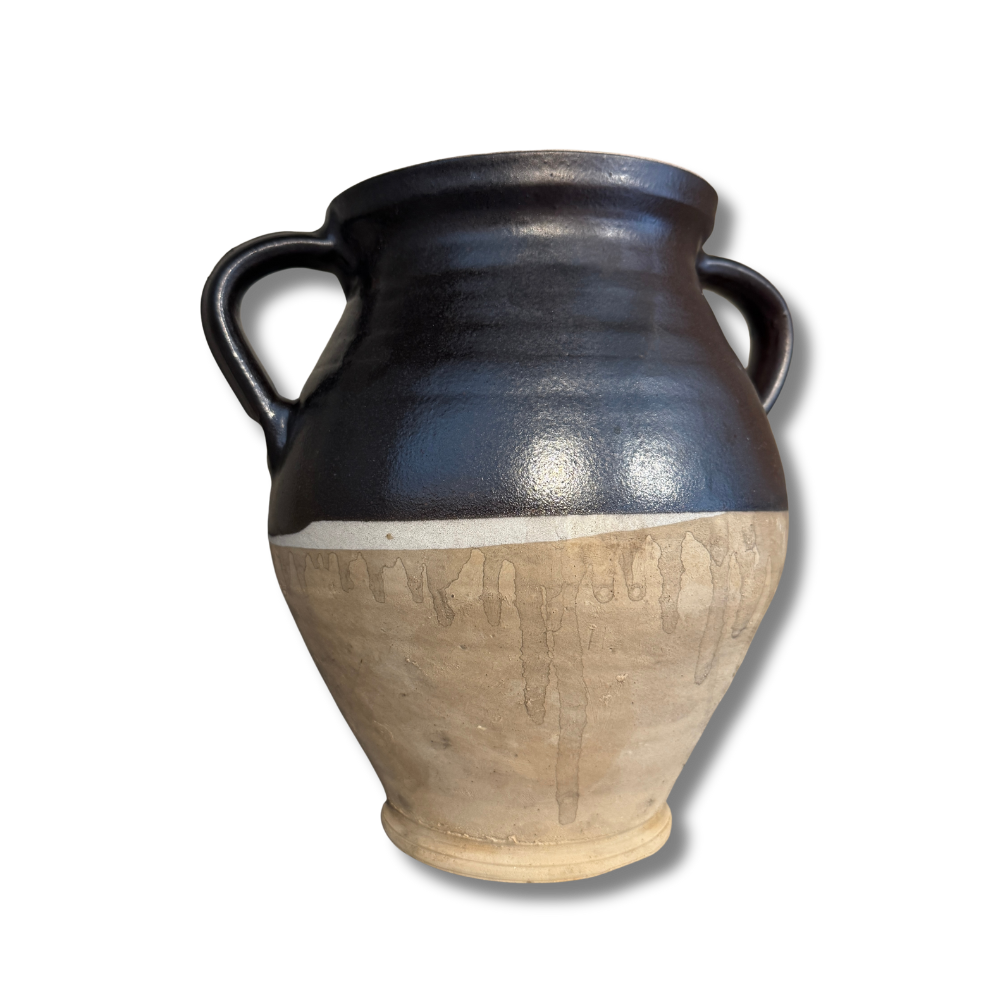 Keramikkrukke med hanker H: 25