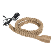 Pendellampe i juterep natur fra A Lot Decoration, rustikk belysning