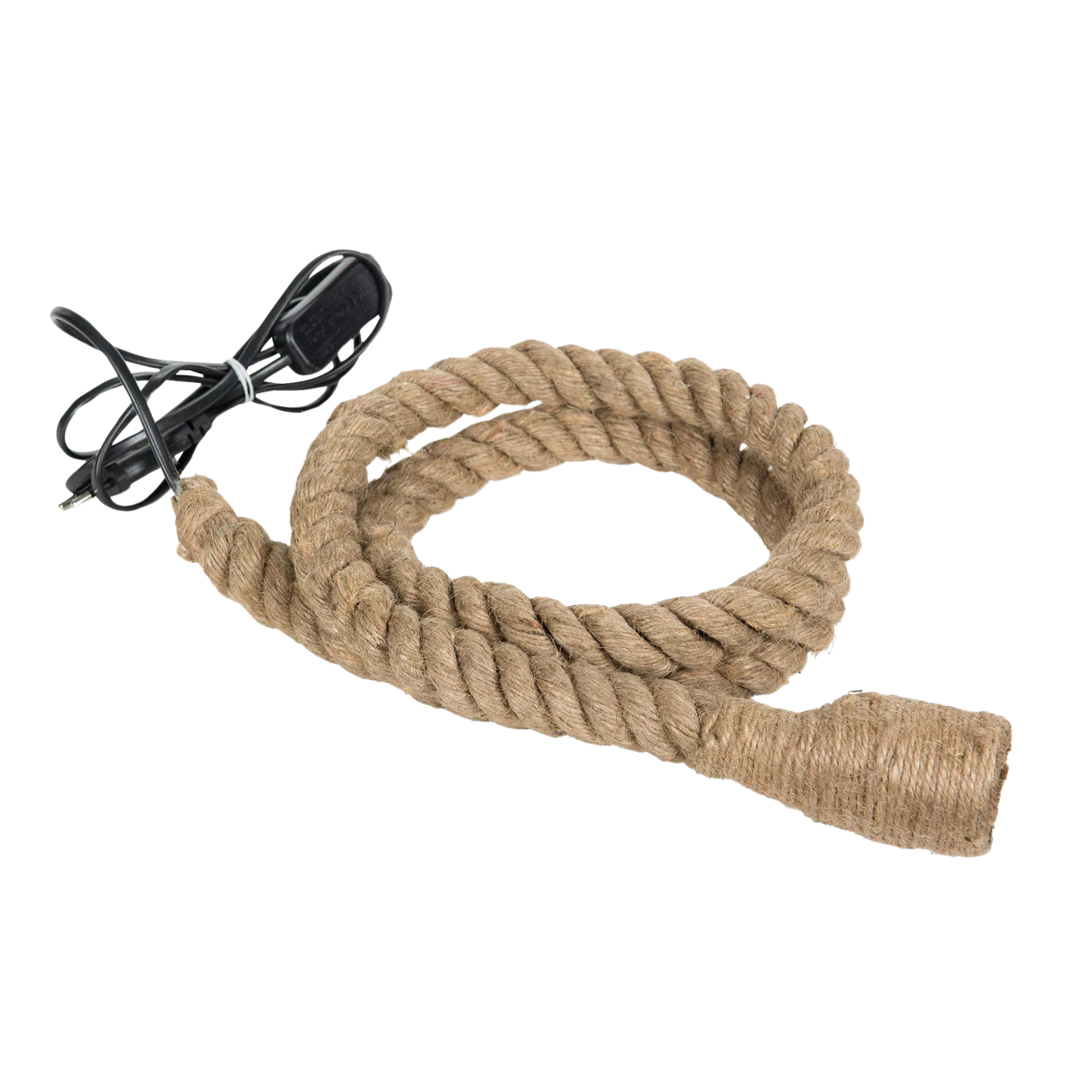 Pendellampe i juterep natur fra A Lot Decoration, rustikk belysning