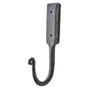 Loke knagg i svart håndsmidd jern fra Affari of Sweden – rustikk krok med klassisk design