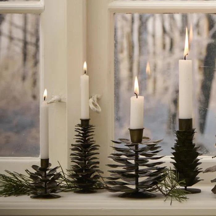 Lysestake Kongle, Metall - 6 cm