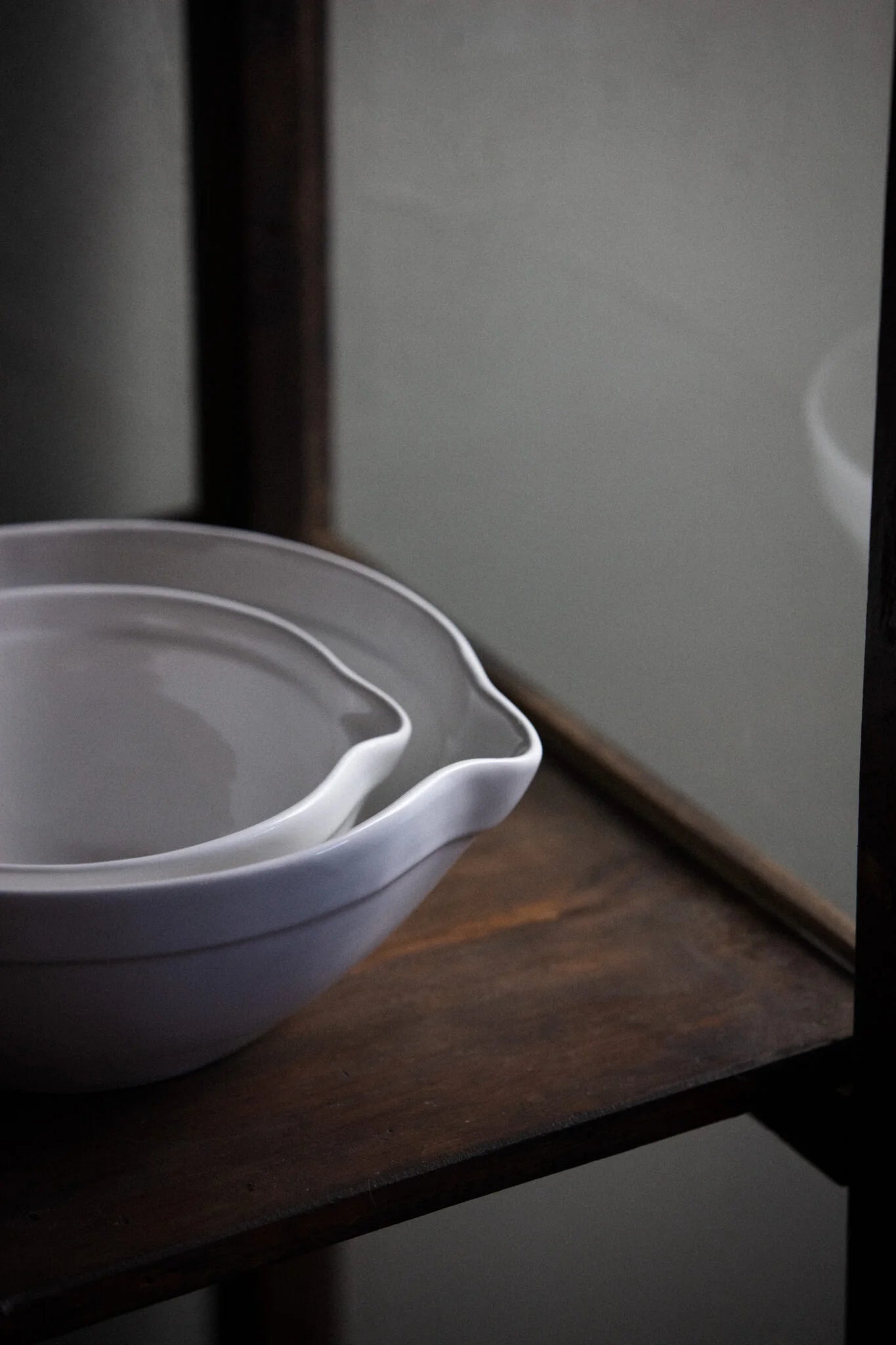 Majken bakeskål hvit – Liten