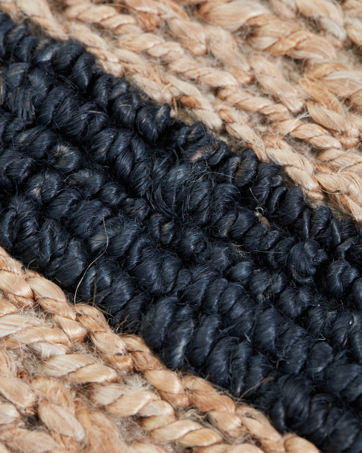 House Doctor Rimi Teppe Natur/Sort – 60x90 cm