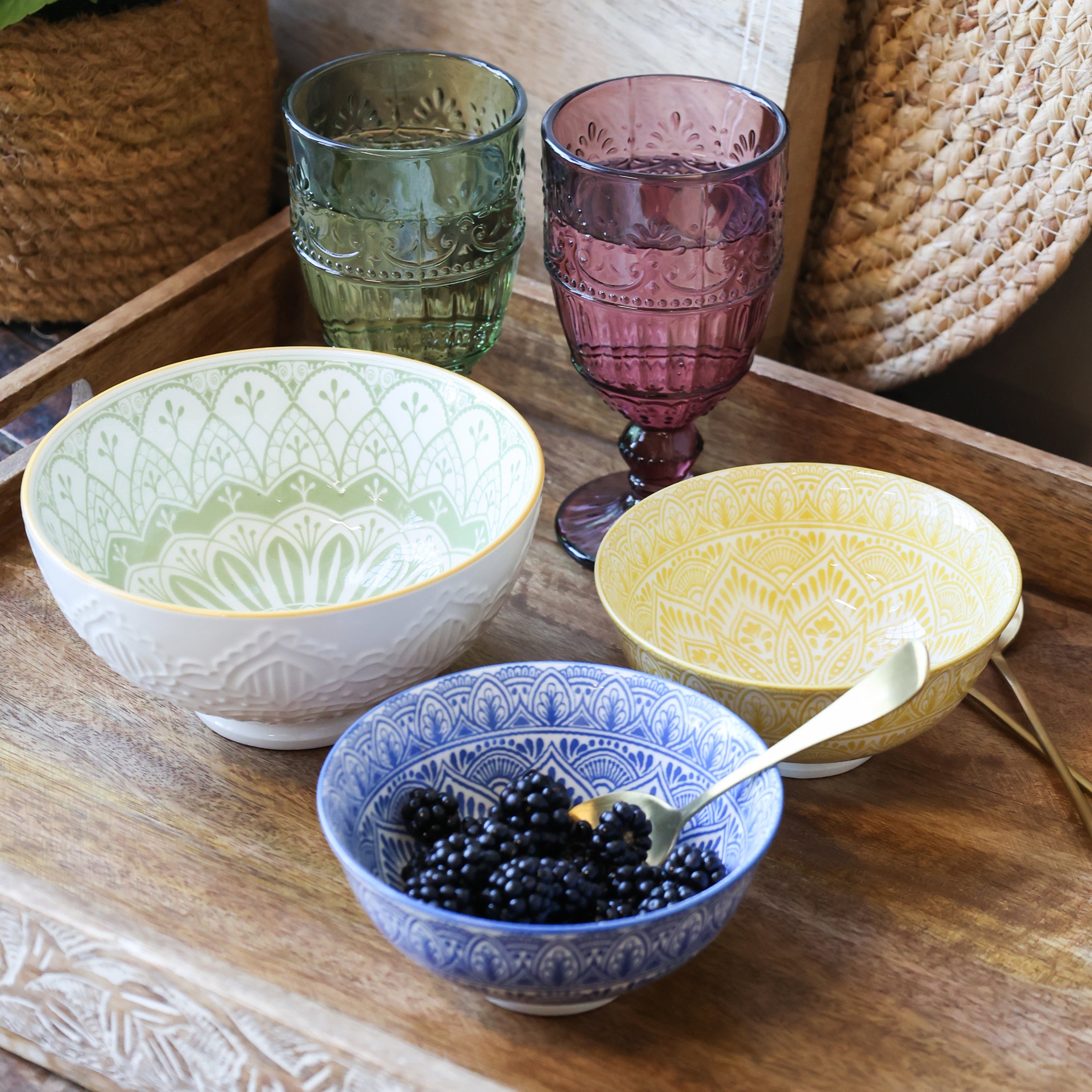 Mønstret skål, Ocean