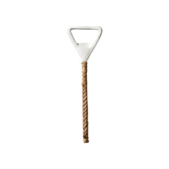 Odin flaskeåpner i rustfritt stål og bambus fra Affari of Sweden – rustikk kjøkkendetalj fra HomeByGard