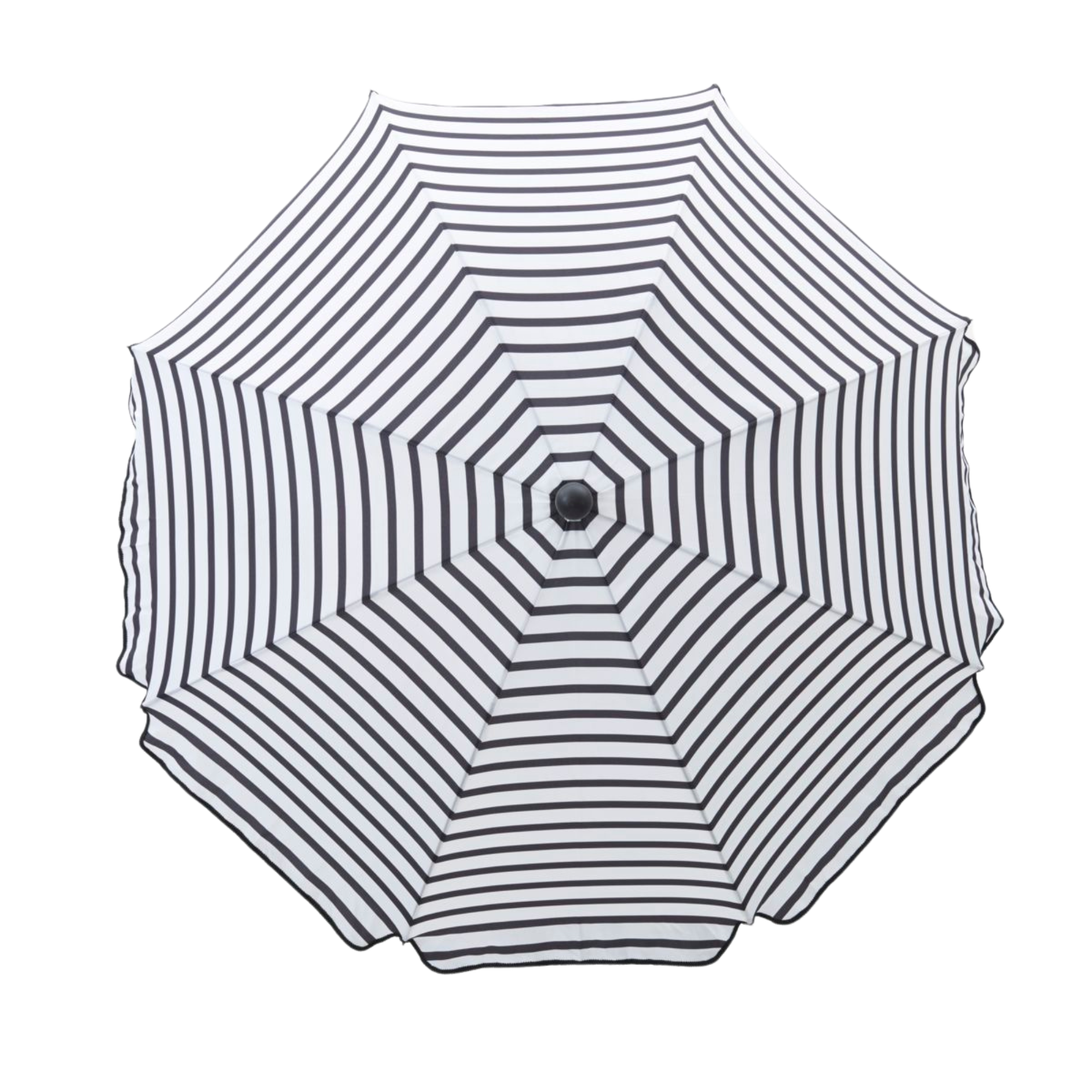 Oktogon Parasoll, svart/hvit